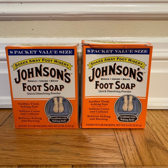 johnsons Bath & Body Johnsons Foot Soap 2 Box Of 8 Packets Johnsons